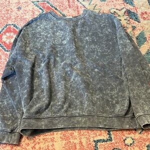 Double Zero Charcoal Crewneck Sweater